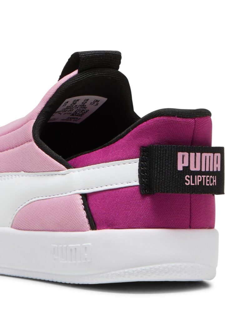 Original PUMA Sneaker 'Courtflex v3'  mov prună / mov zmeură / negru / alb