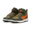 PUMA Sneaker 'Rebound V6'  kaki / oliv / portocaliu homar