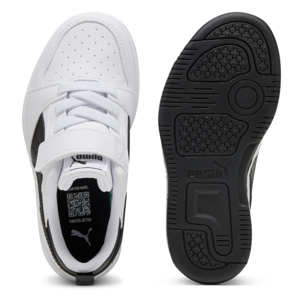 Cumpăra PUMA Sneaker 'Rebound V6'  negru / alb