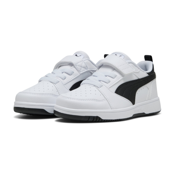 Original PUMA Sneaker 'Rebound V6'  negru / alb