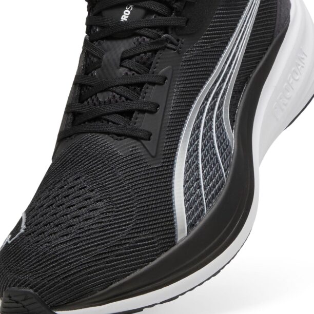 PUMA Sneaker de alergat 'Darter Pro'  negru / argintiu