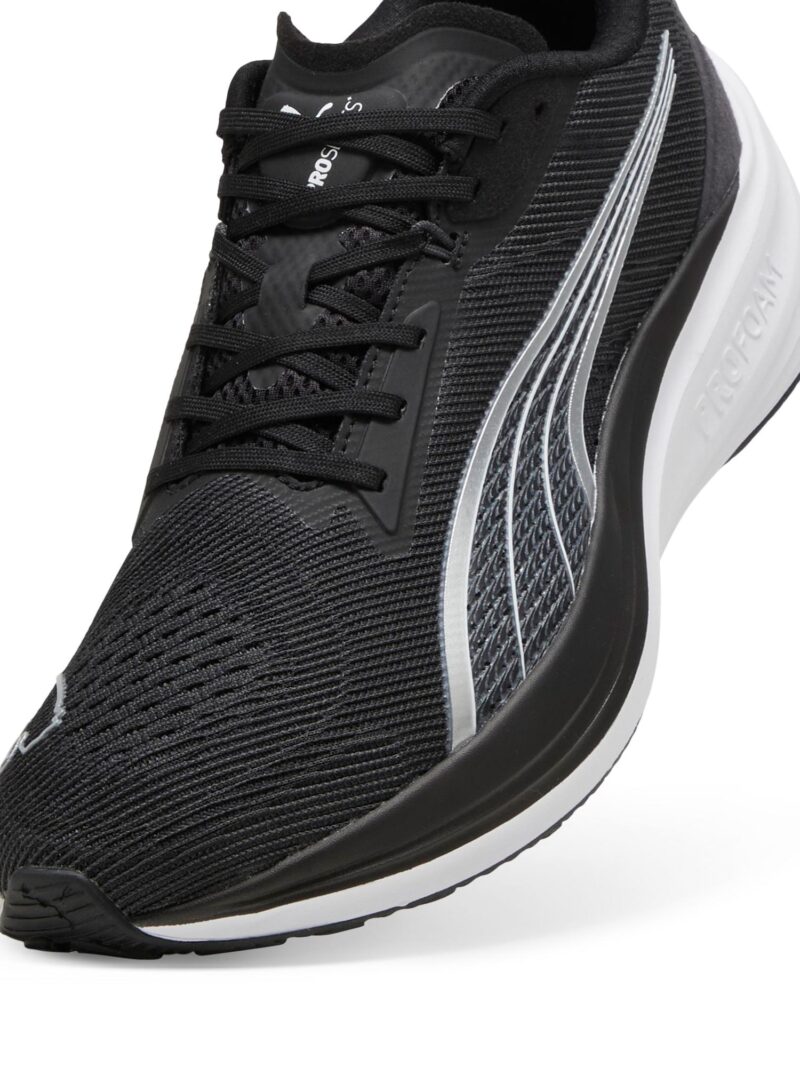 PUMA Sneaker de alergat 'Darter Pro'  negru / argintiu