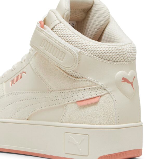 Original PUMA Sneaker înalt 'Carina Street'  portocaliu homar / alb