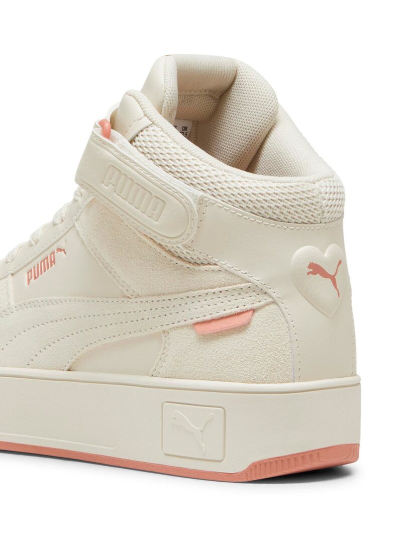 Original PUMA Sneaker înalt 'Carina Street'  portocaliu homar / alb