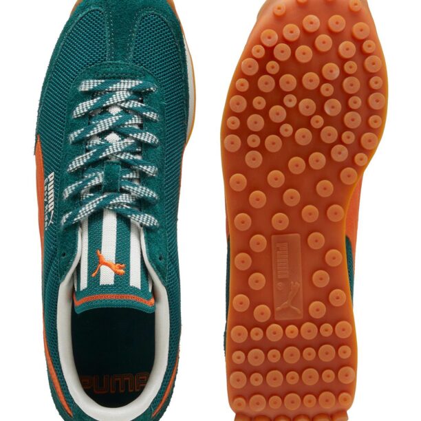 Cumpăra PUMA Sneaker low 'Easy Rider Supertifo'  verde închis / portocaliu