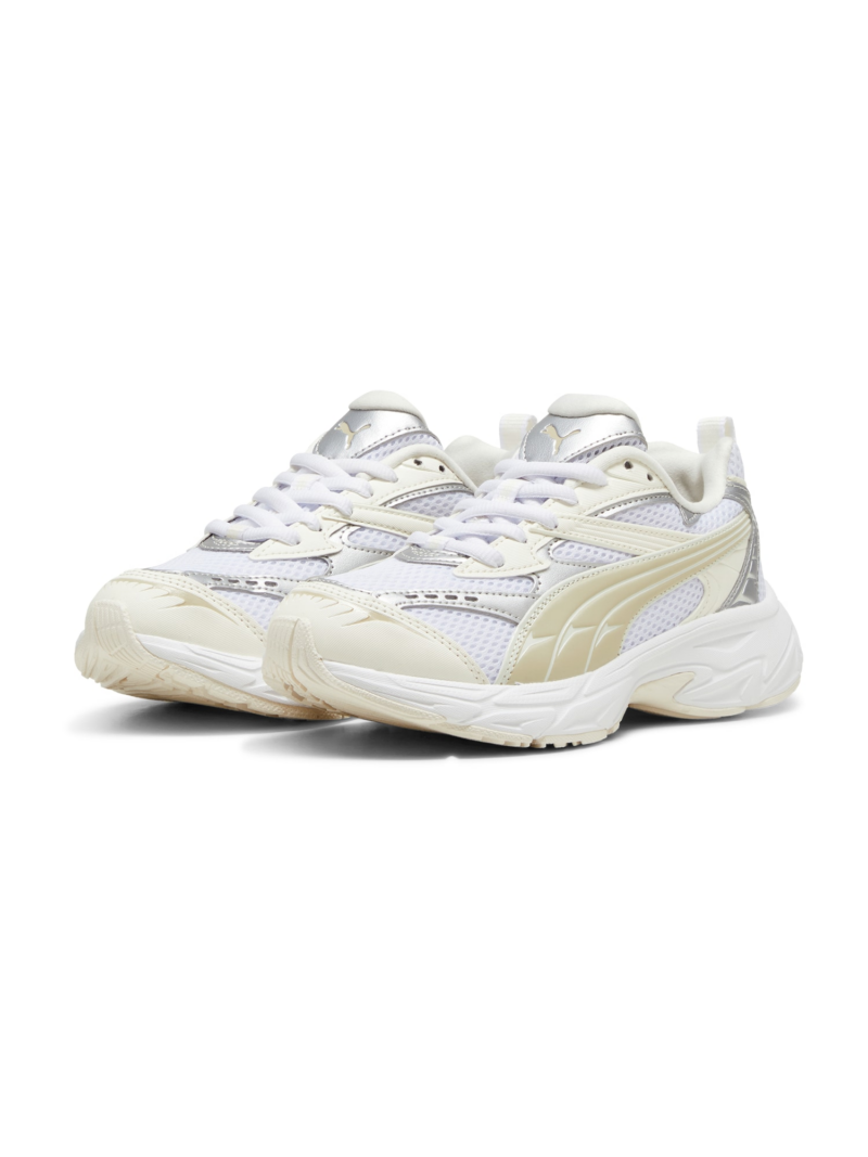 PUMA Sneaker low 'Morphic'  crem / argintiu / alb