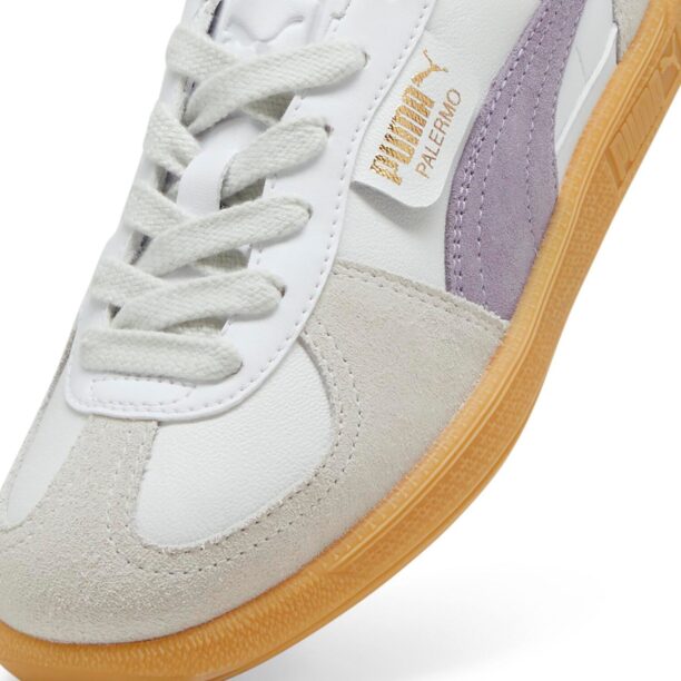 PUMA Sneaker low 'Palermo'  auriu / gri deschis / mov lavandă / alb preţ