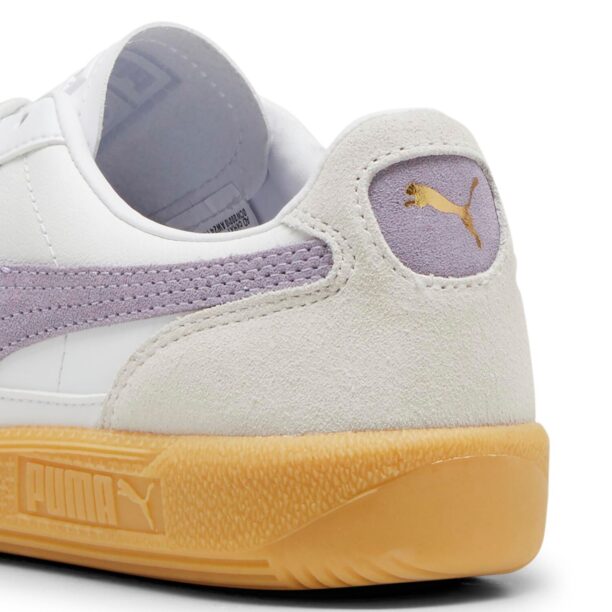 Original PUMA Sneaker low 'Palermo'  auriu / gri deschis / mov lavandă / alb