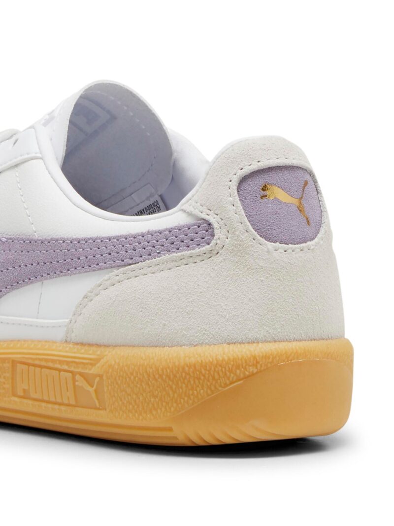 Original PUMA Sneaker low 'Palermo'  auriu / gri deschis / mov lavandă / alb