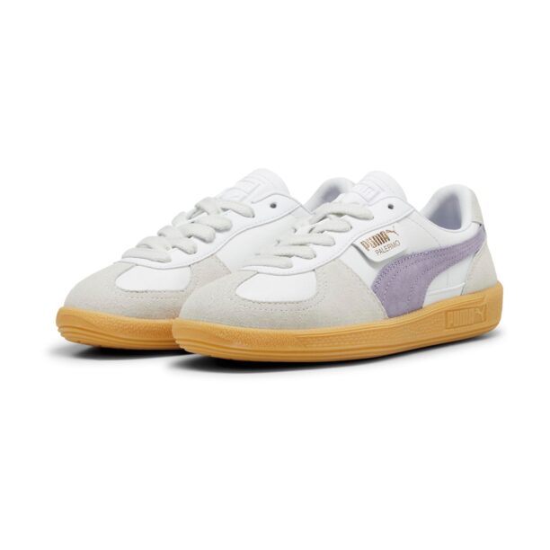 PUMA Sneaker low 'Palermo'  auriu / gri deschis / mov lavandă / alb