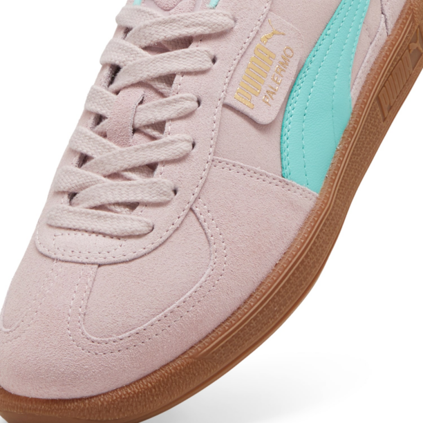 PUMA Sneaker low 'Palermo'  turcoaz / auriu / mov liliachiu preţ