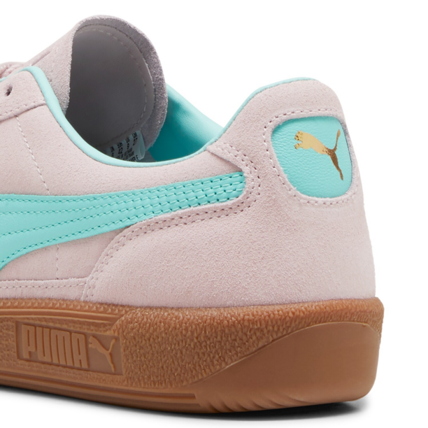 Original PUMA Sneaker low 'Palermo'  turcoaz / auriu / mov liliachiu