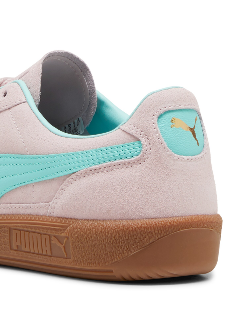 Original PUMA Sneaker low 'Palermo'  turcoaz / auriu / mov liliachiu