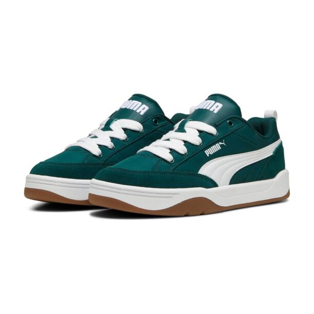 PUMA Sneaker low 'Park Lifestyle'  verde smarald / alb