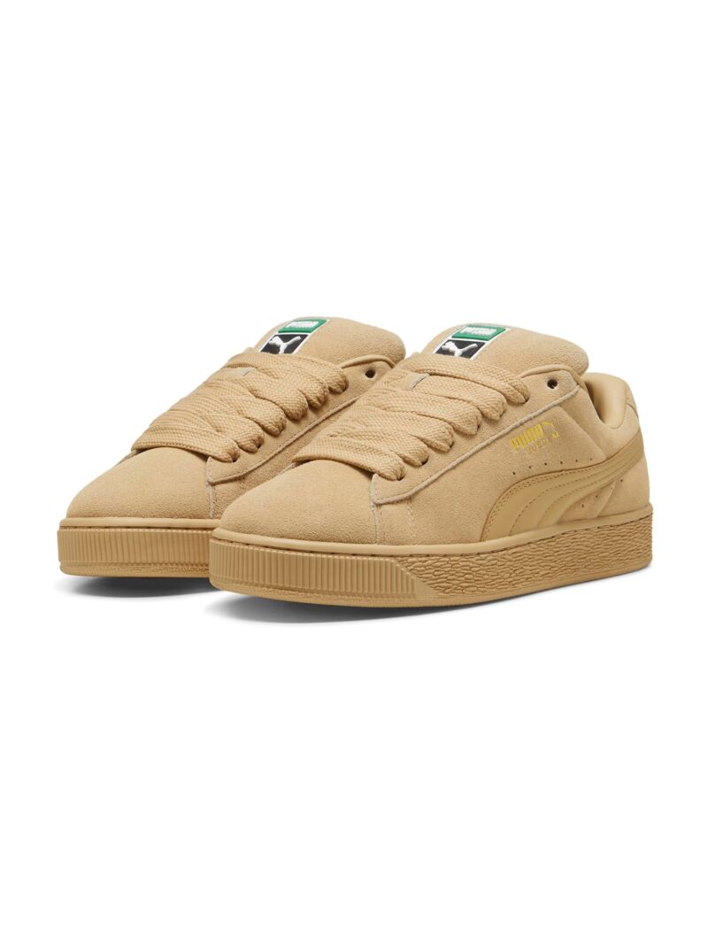 PUMA Sneaker low 'SUEDE XL'  nisipiu / auriu / verde / negru