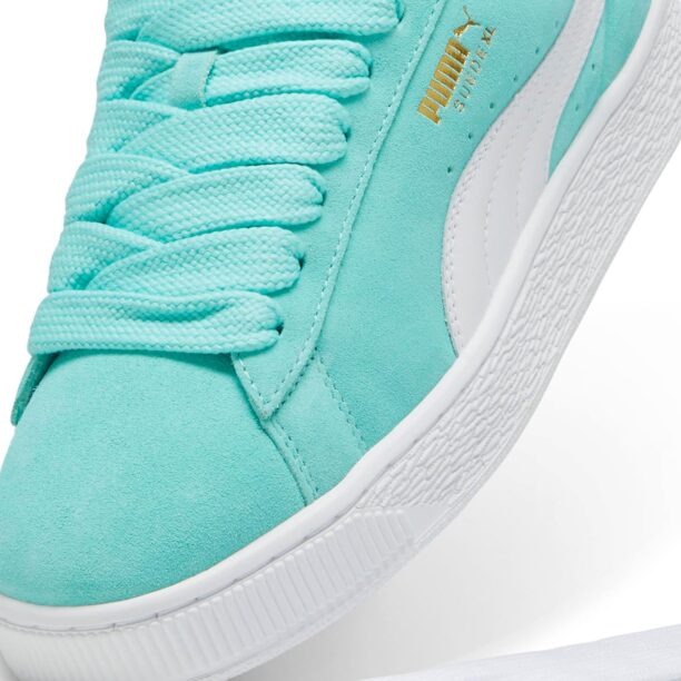 PUMA Sneaker low 'Suede XL'  verde mentă / alb preţ