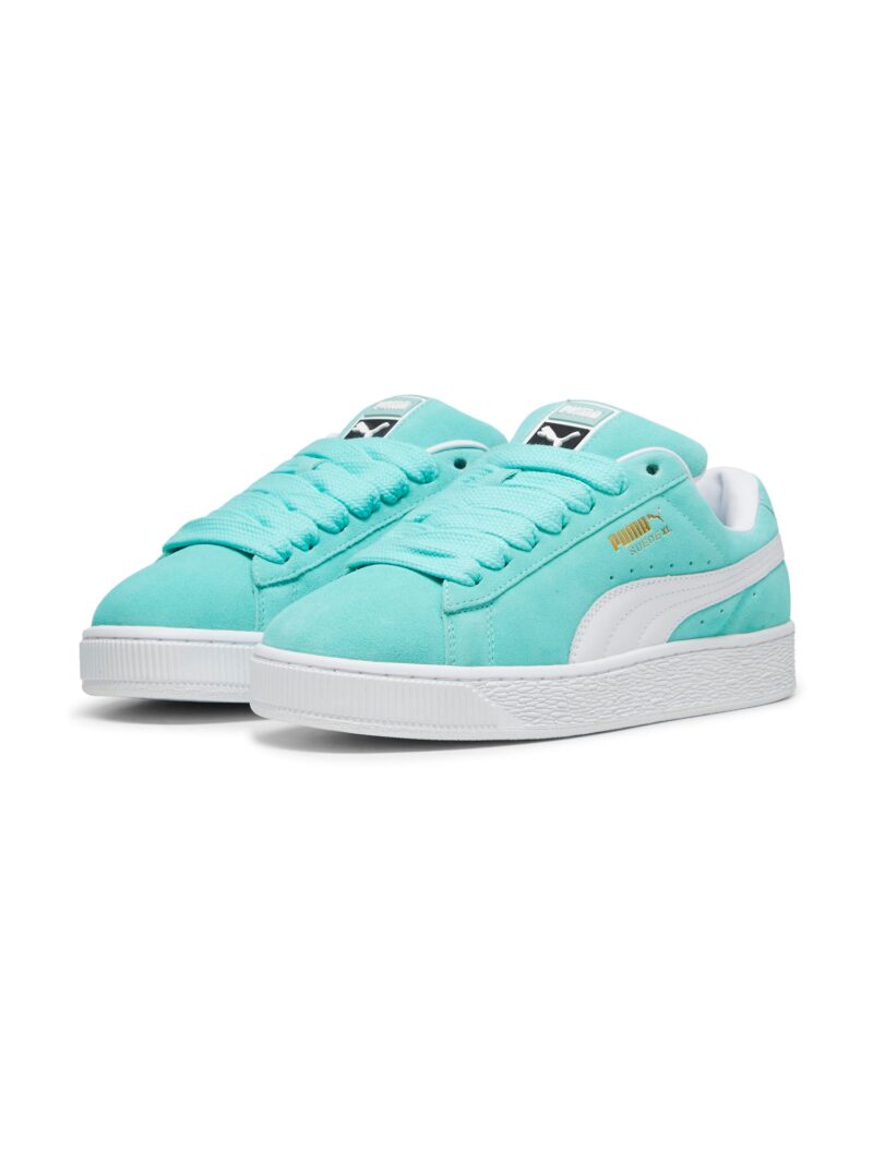 PUMA Sneaker low 'Suede XL'  verde mentă / alb