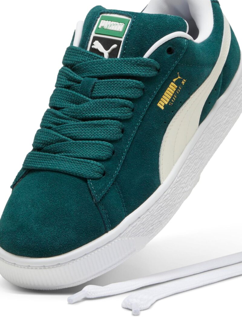 PUMA Sneaker low 'Suede XL'  verde smarald / alb lână preţ