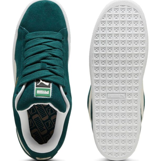 Cumpăra PUMA Sneaker low 'Suede XL'  verde smarald / alb lână