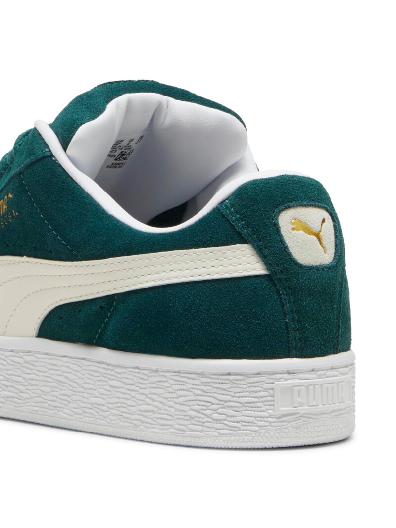 Original PUMA Sneaker low 'Suede XL'  verde smarald / alb lână