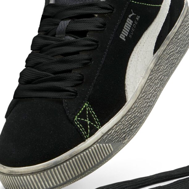 PUMA Sneaker low 'Suede'  gri / negru / alb preţ