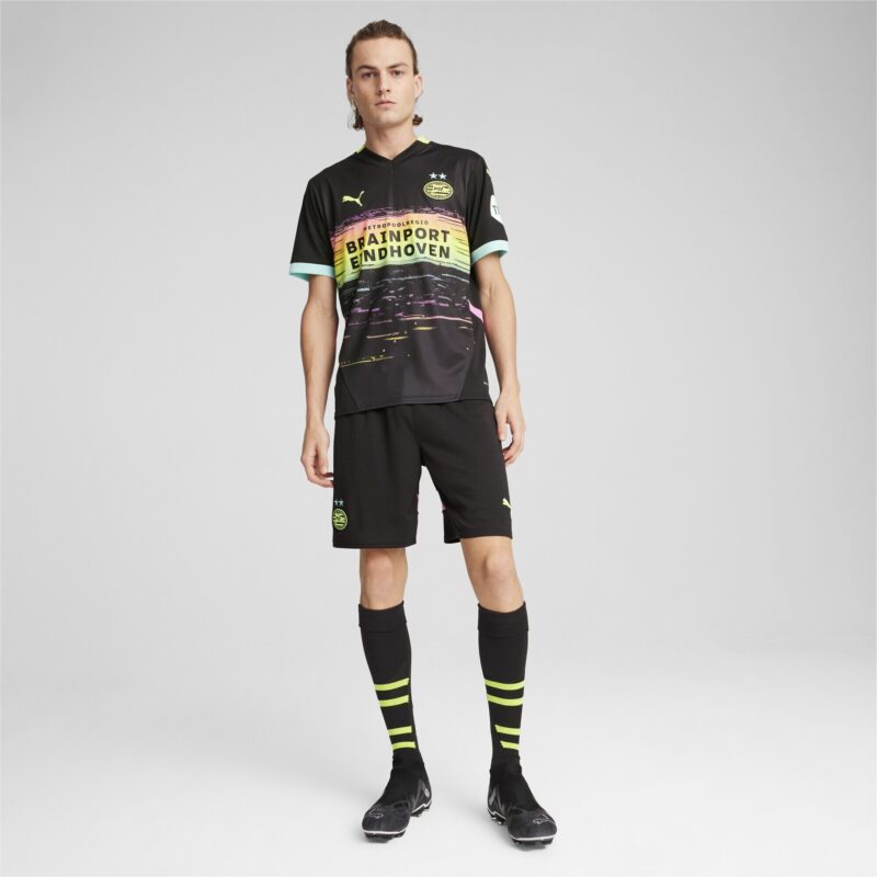 PUMA Tricot 'PSV Eindhoven 24/25'  galben / verde mentă / mov închis / negru