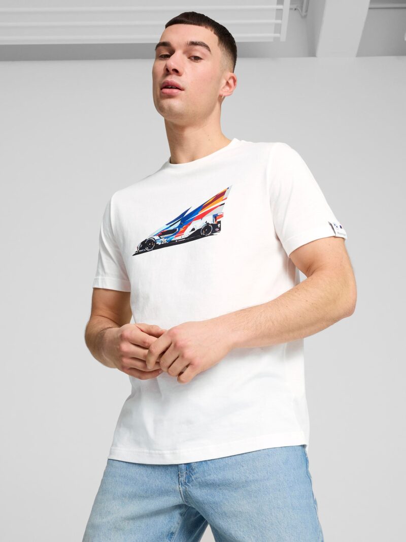 PUMA Tricou 'BMW MMS CAR'  albastru / bleumarin / roșu / alb