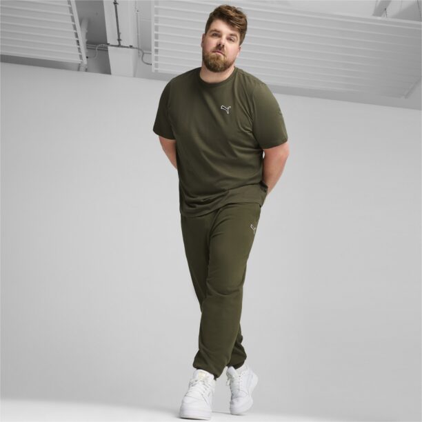 Original PUMA Tricou 'Better Essentials'  verde închis / alb