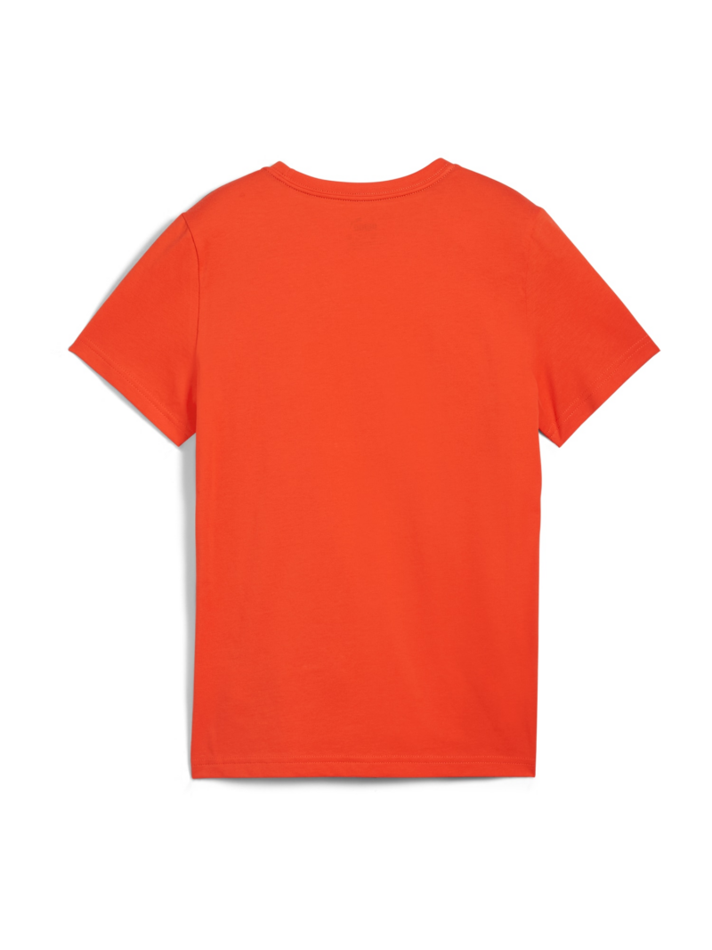 PUMA Tricou 'ESS+ 2 Col'  roșu orange / negru / alb