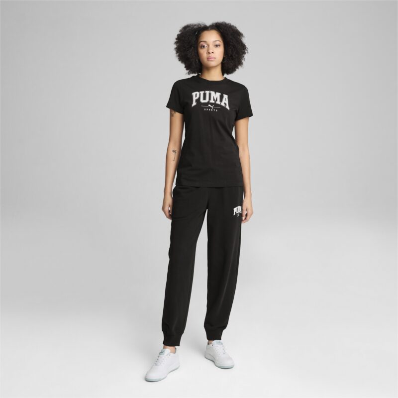 PUMA Tricou 'Squad'  negru / alb preţ