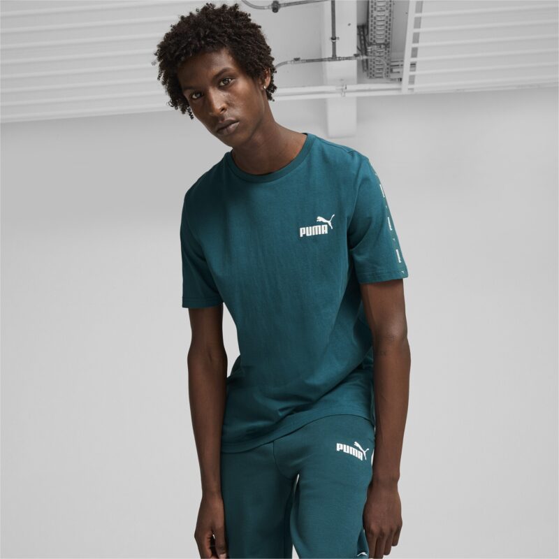 PUMA Tricou funcțional 'Ess'  verde smarald / alb preţ