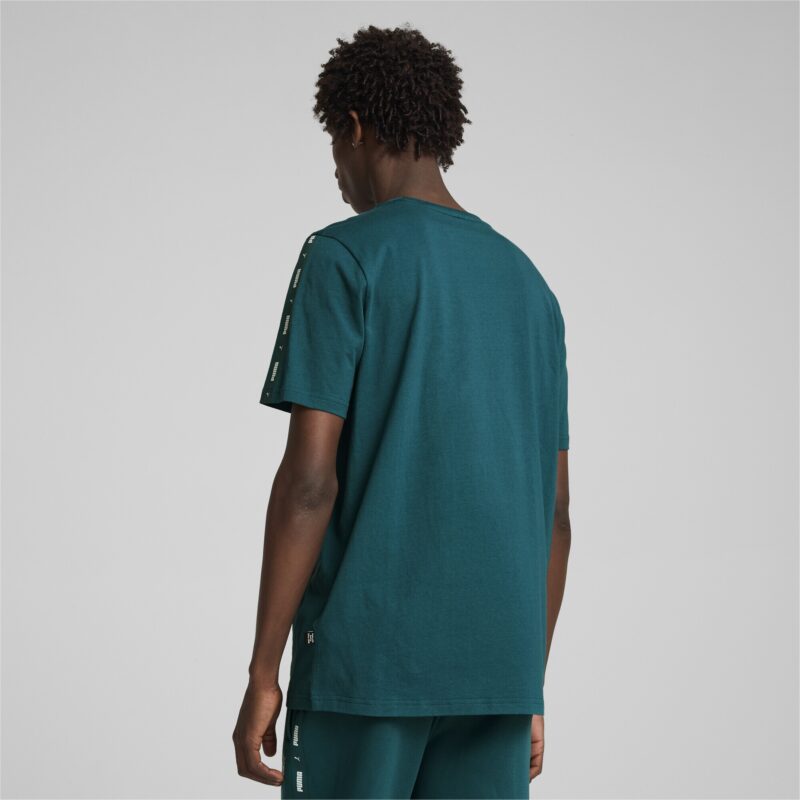 Original PUMA Tricou funcțional 'Ess'  verde smarald / alb