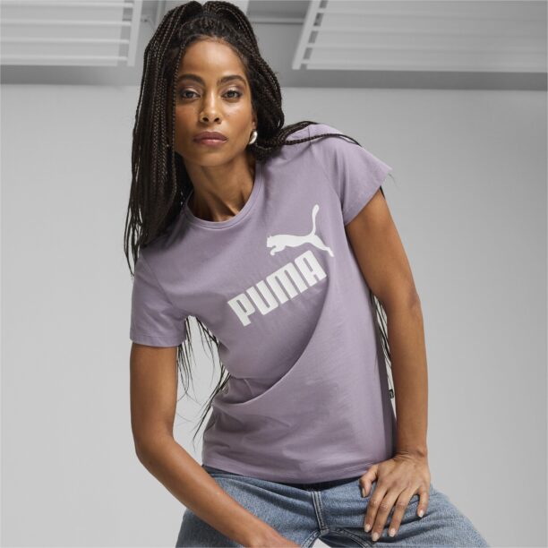 PUMA Tricou funcțional 'Essential'  mov lavandă / alb preţ