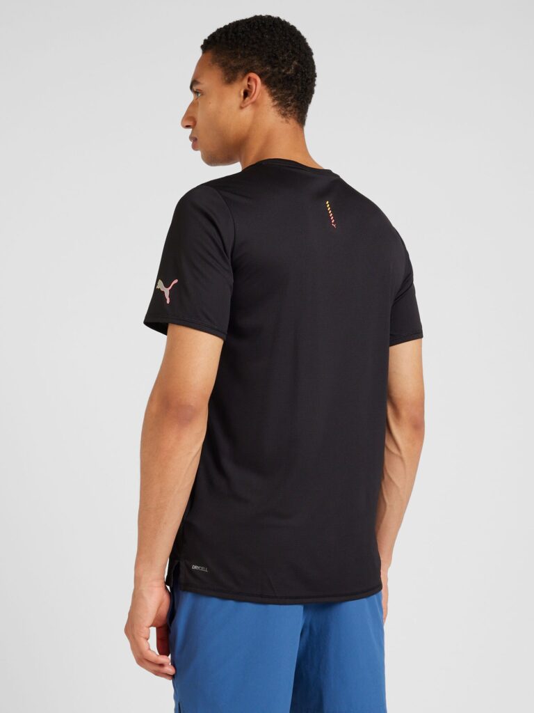 PUMA Tricou funcțional 'Forever. Faster.'  galben / corai / negru preţ