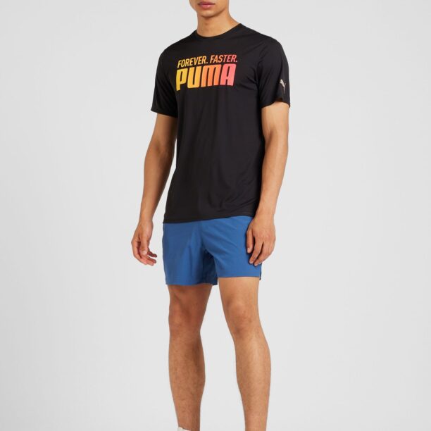 Cumpăra PUMA Tricou funcțional 'Forever. Faster.'  galben / corai / negru