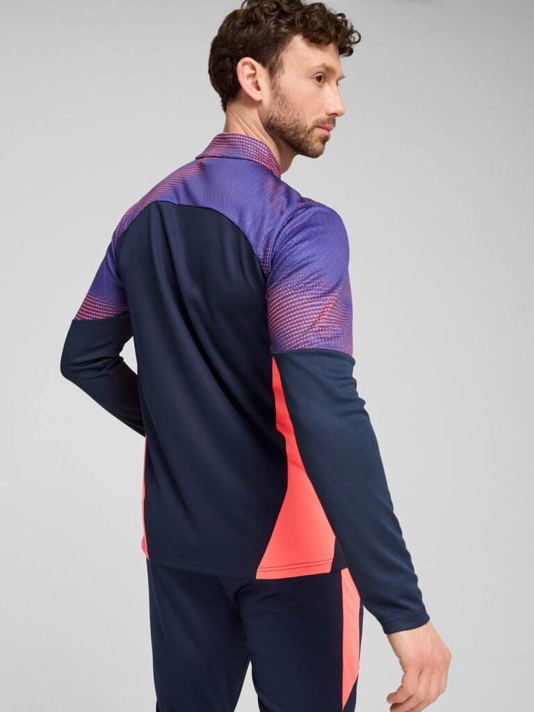 PUMA Tricou funcțional 'IndividualFINAL'  bleumarin / albastru violet / roz pitaya preţ