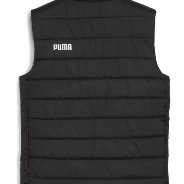 PUMA Vestă 'ESS'  negru / alb