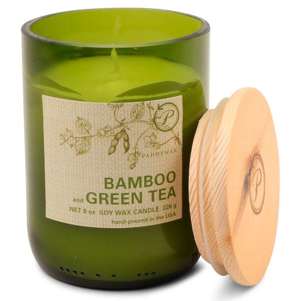 Paddywax Lumanare parfumata de soia Bamboo & Green Tea 226 g