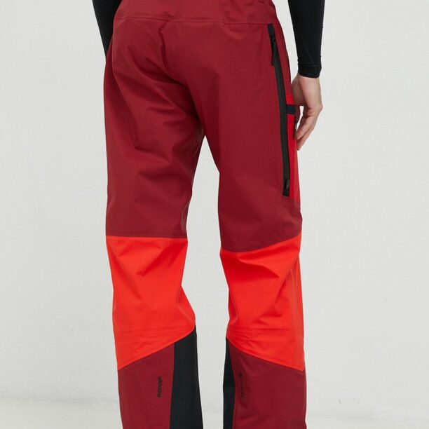 Peak Performance pantaloni Gravity GoreTex culoarea bordo preţ