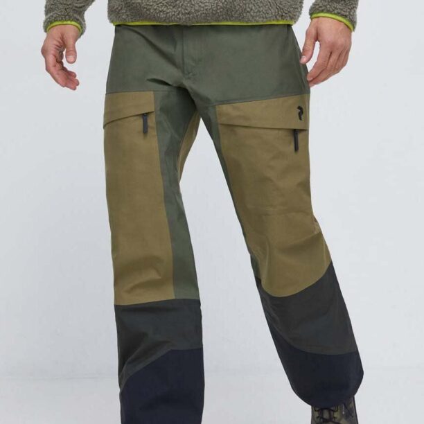 Peak Performance pantaloni de schi Gravity Gore-Tex culoarea verde