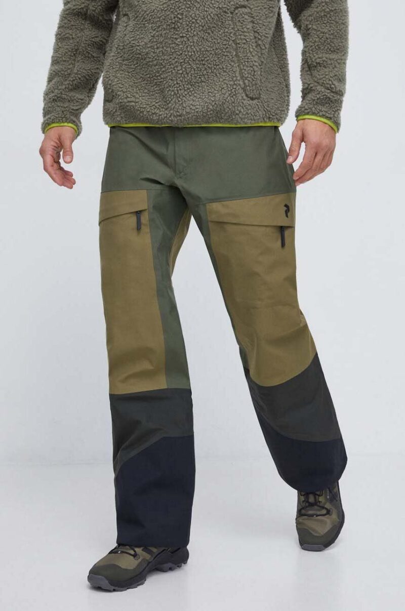 Peak Performance pantaloni de schi Gravity Gore-Tex culoarea verde