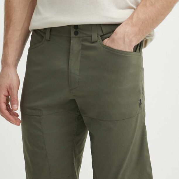 Peak Performance pantaloni scurți outdoor Iconiq culoarea verde