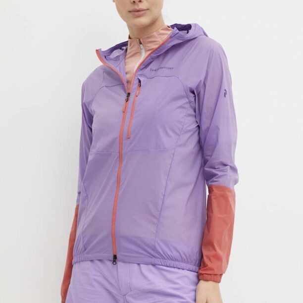 Peak Performance windbreaker Vislight culoarea violet