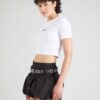 Pegador Tricou 'INES'  negru / alb