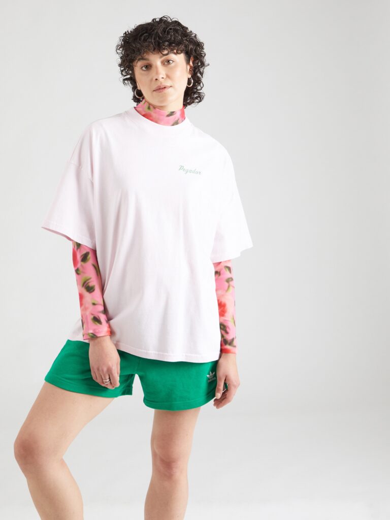 Pegador Tricou supradimensional 'CHAPI'  galben / verde / roz pastel / alb