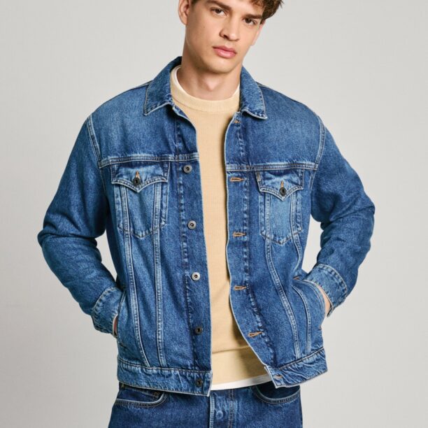 Cumpăra Pepe Jeans Geacă de primăvară-toamnă  albastru denim