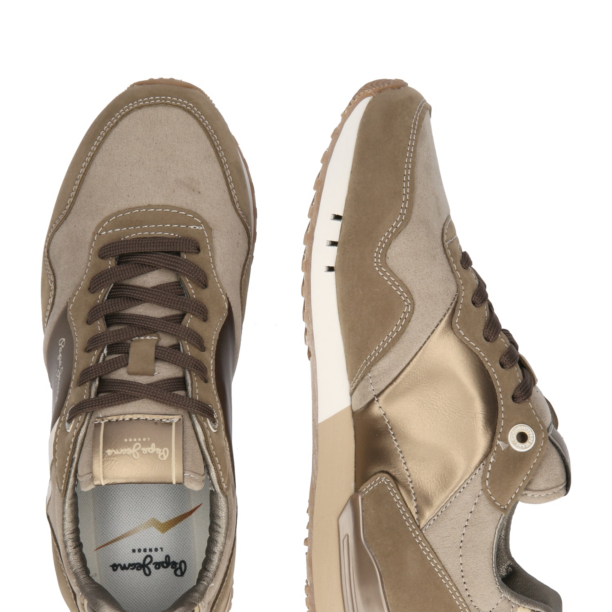 Pepe Jeans Sneaker low 'LONDON'  bej / maro / alb murdar preţ