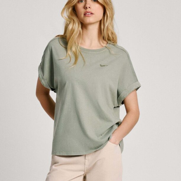 Original Pepe Jeans Tricou 'EDITH'  oliv / verde pin