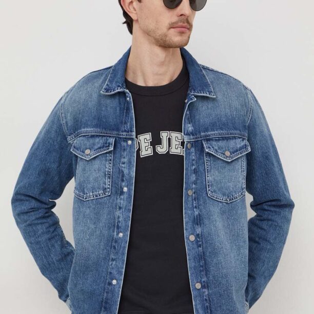 Pepe Jeans camasa jeans Dave Liberty barbati