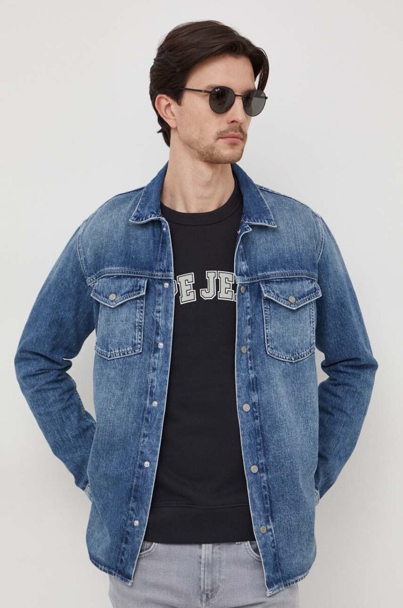 Pepe Jeans camasa jeans Dave Liberty barbati